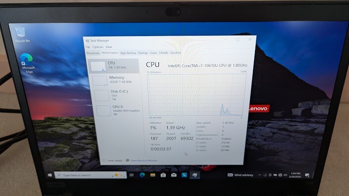 Lenovo Thinkpad T14 G1 i7-10610U 48GB RAM/500 GB SSD – Win 10 Pro