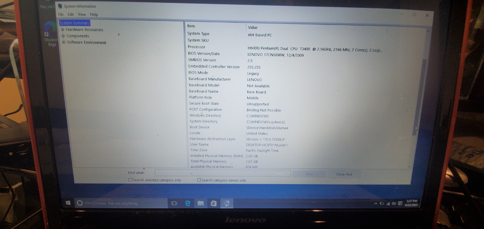 Lenovo IdeaPad S145 14″ (128GB, Intel Pentium Gold 5405U, 2.30 GHz, 4 GB) Laptop