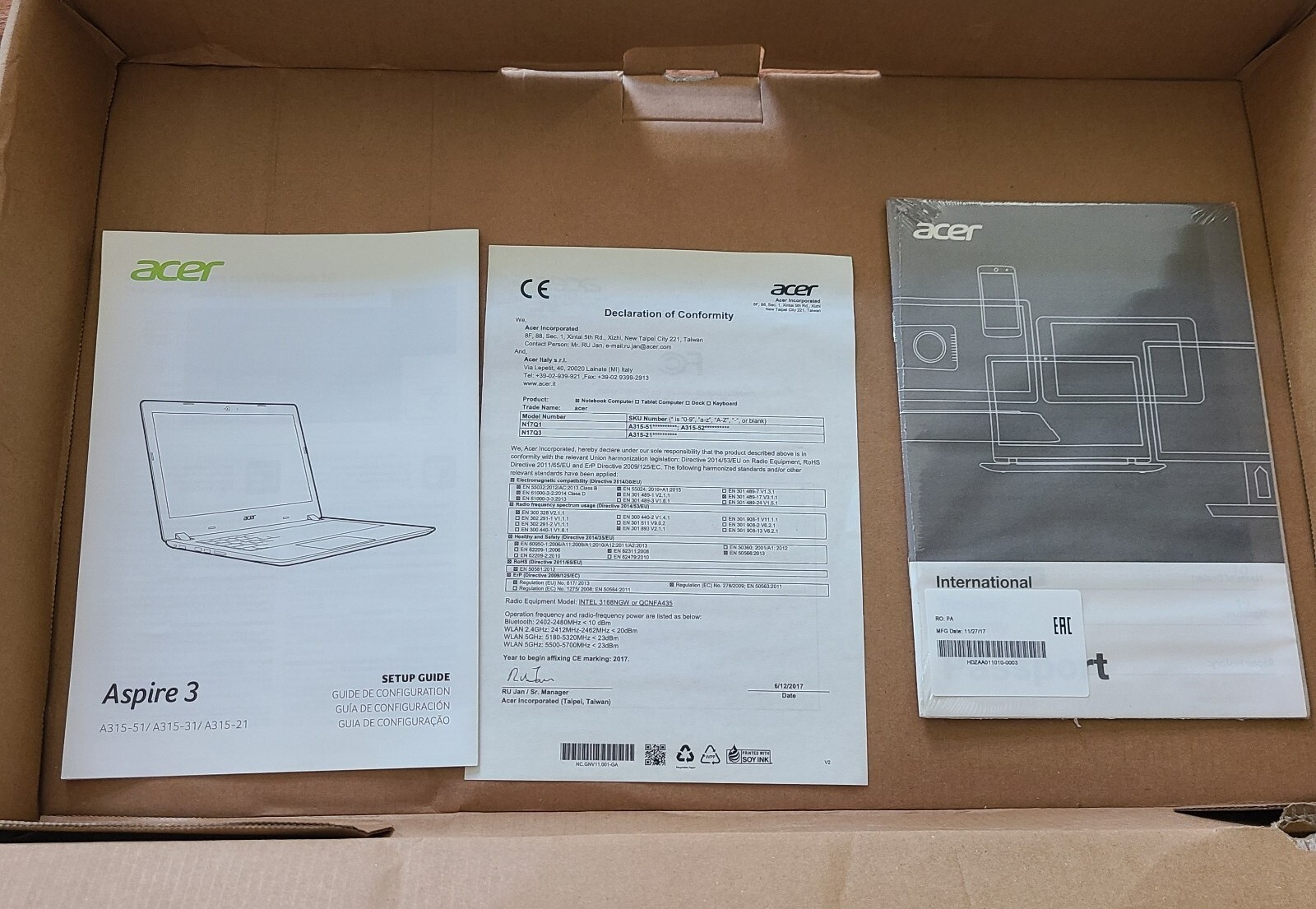 Acer Aspire 3 A315-21-95KF 15.6″ (1 TB, AMD A9 3.40 GHz, 6 GB) Laptop – Black