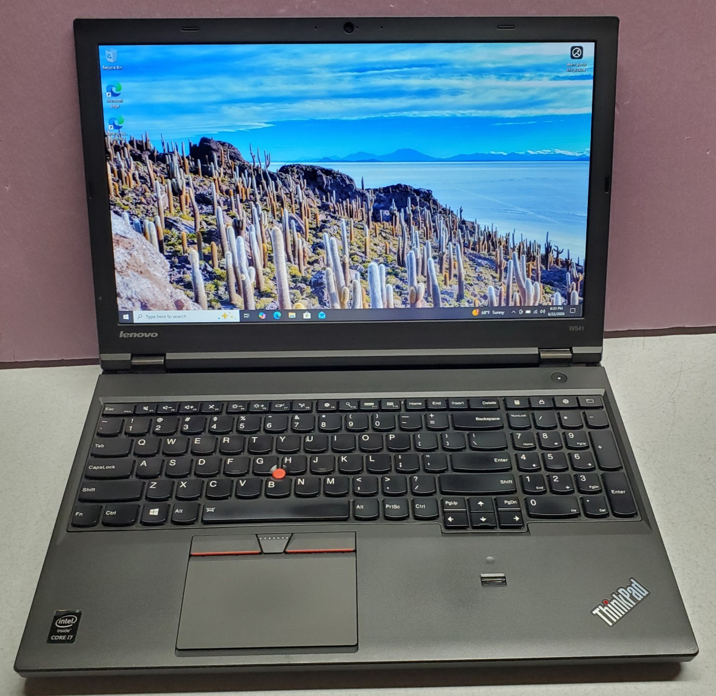 Lenovo ThinkPad W541/i7-4710MQ 2.50GHz/32G Ram/256G SSD/Win10Pro/Bklt KB