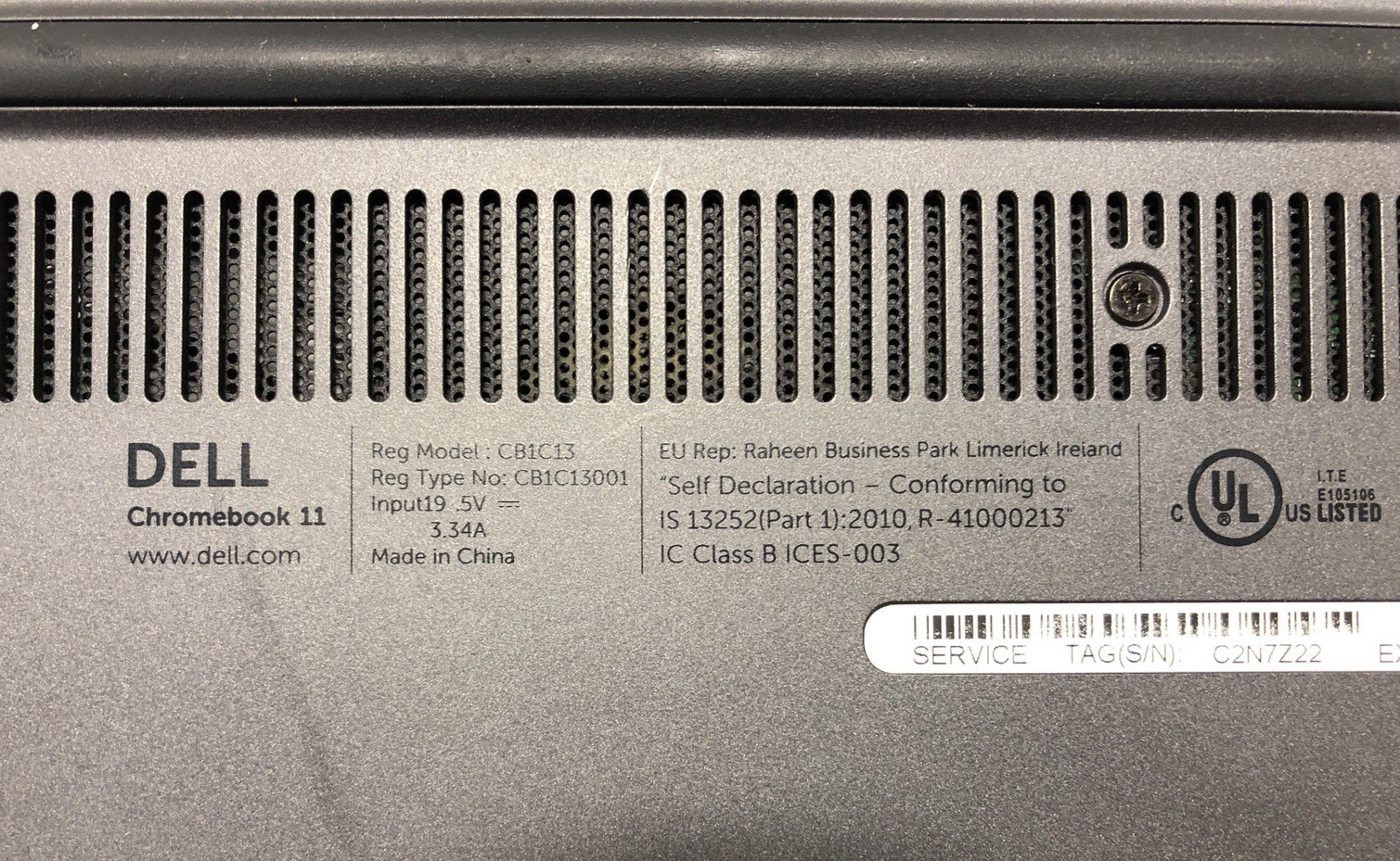 Dell Chromebook 11 | CB1C13 11-inch | Lots X4 | for parts or not working)