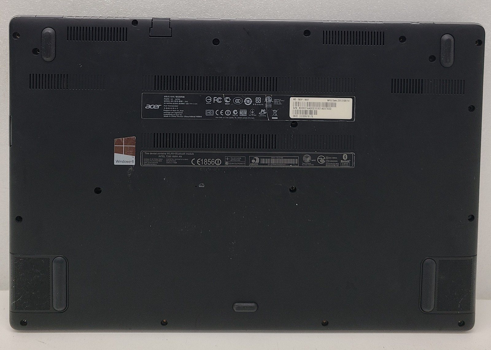 Acer Aspire M5-583P-6637 15.6″ Laptop Intel i5-4200U 4GB Ram NO HD/OS (FL)