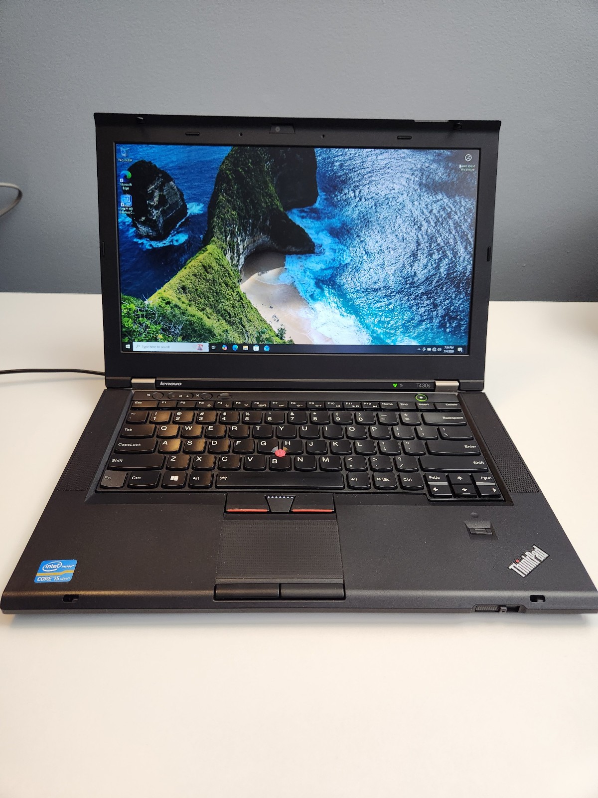 Lenovo ThinkPad T430s laptop 14″ Core i5-3320M 2.6GHz 16GB 240GB SSD Win10Pro