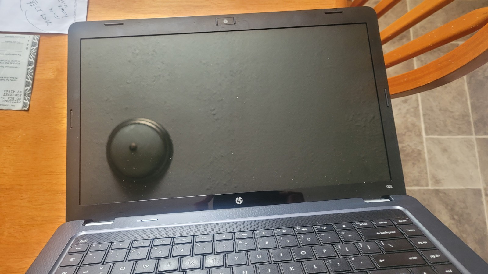 HP G62-340US Laptop AMD Dual-Core Windows 7 HDMI Wi-Fi Charger No HD
