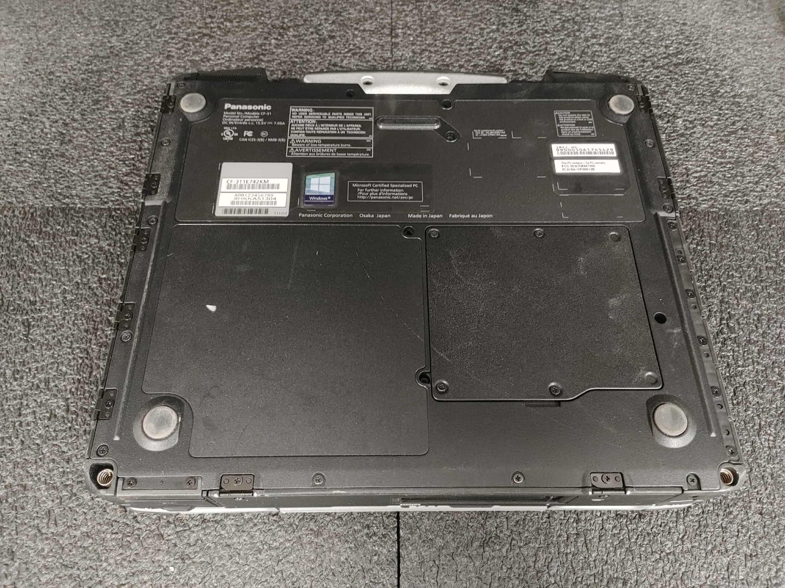 Lot 5 Panasonic Toughbook CF-31 MK5 i5-5300U 2.3Ghz 8GB Ram 4G LTE GPS NO HDD/PS