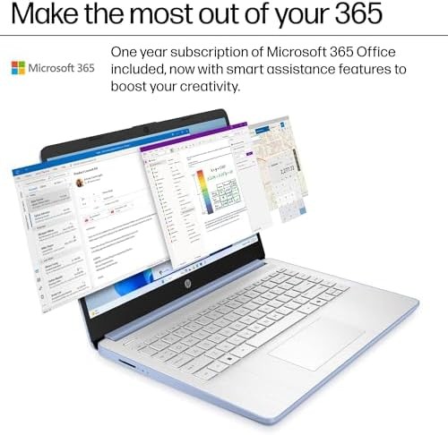 HP Laptop Computer for Students, 2026 Edition AI PC, 1 Year Office 365, Intel…