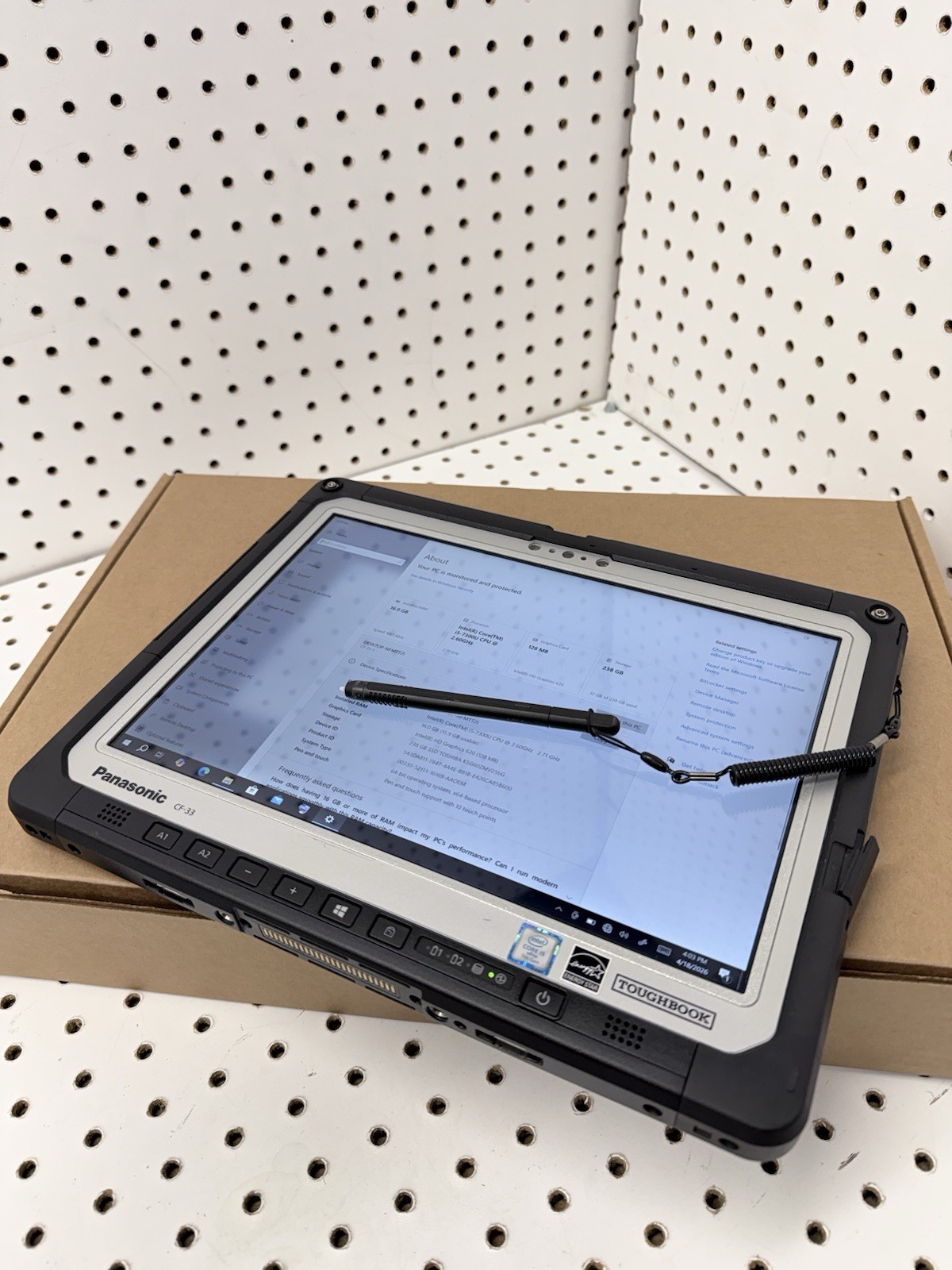 Panasonic toughPad CF-33 | I5-7th Gen | 16 GB RAM | 256 GB SSD | Wind 11 Pro