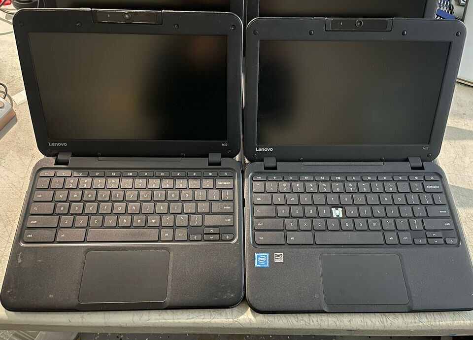 Lot of 6 Lenovo N22/N23 Chromebooks-Parts/Repair *see description* AS IS