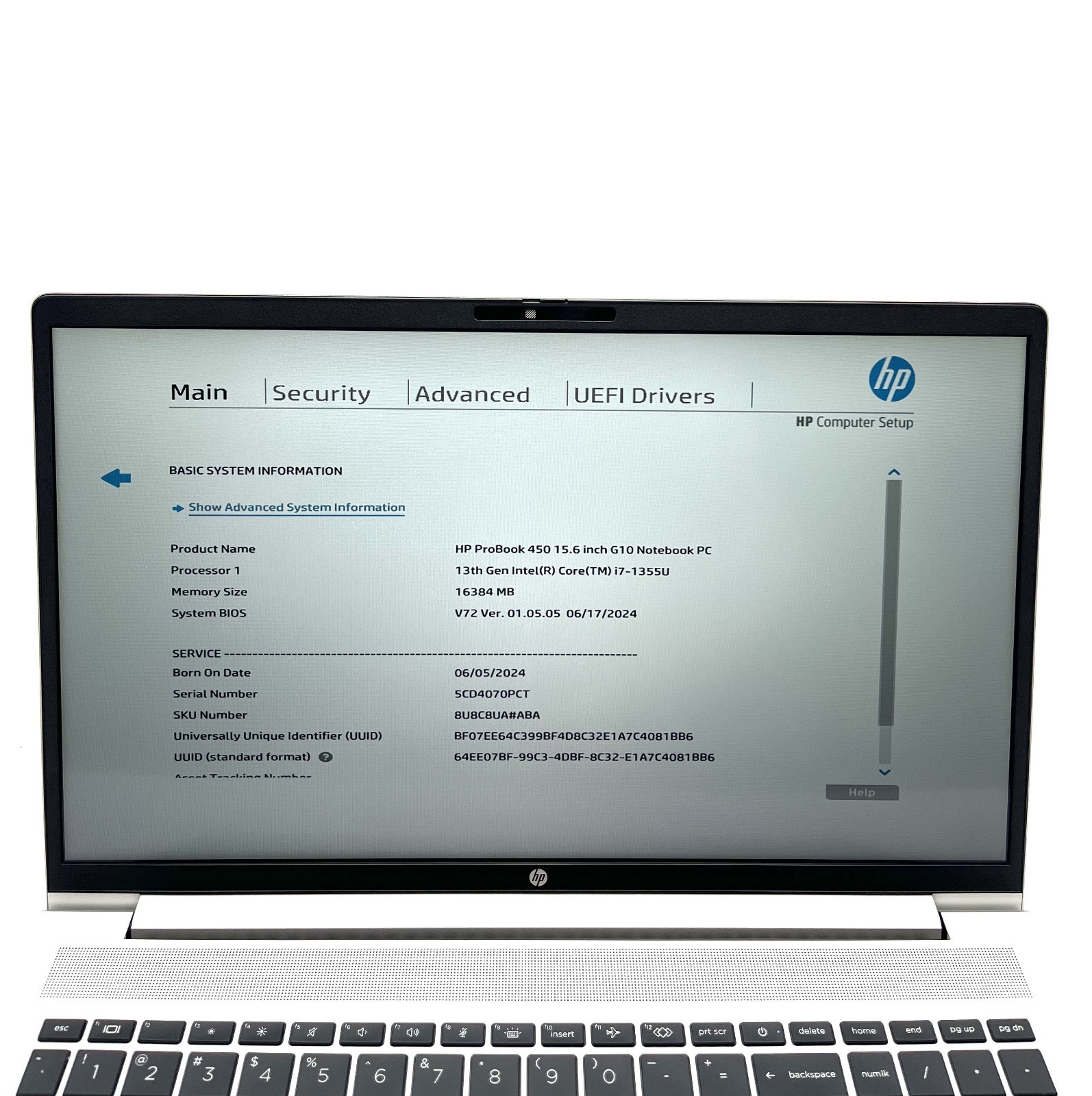 HP ProBook 450 G10 15.6″ i7-1355U 16GB RAM 1TB SSD Business Laptop