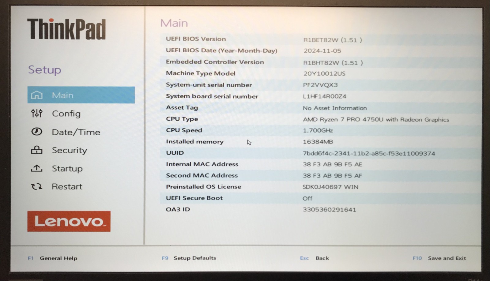 Lenovo ThinkPad P14s Gen 1 14″ Laptop Ryzen 7 PRO 4750U 16GB RAM 512GBNVMe As Is