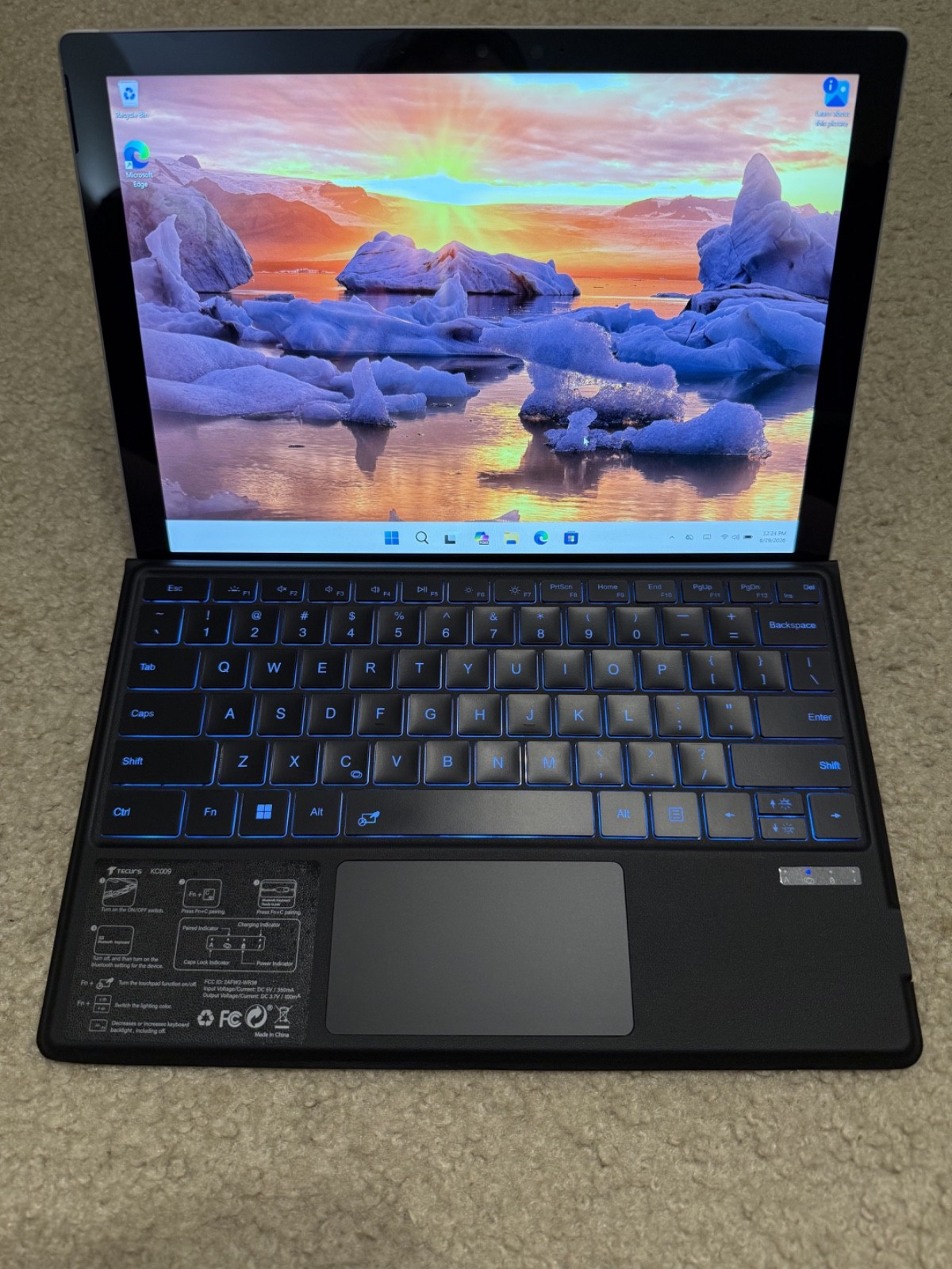 Microsoft Surface Pro 7 1866 i7-1065G7 16GB RAM 512GB SSD Silver W/ Extras!