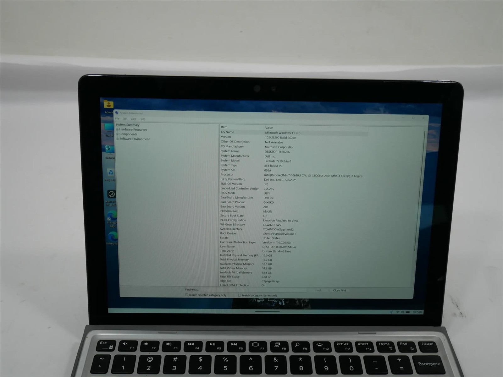 Dell Latitude 7210 Core i7-10610U 1.80GHz 16GB 512GB SSD