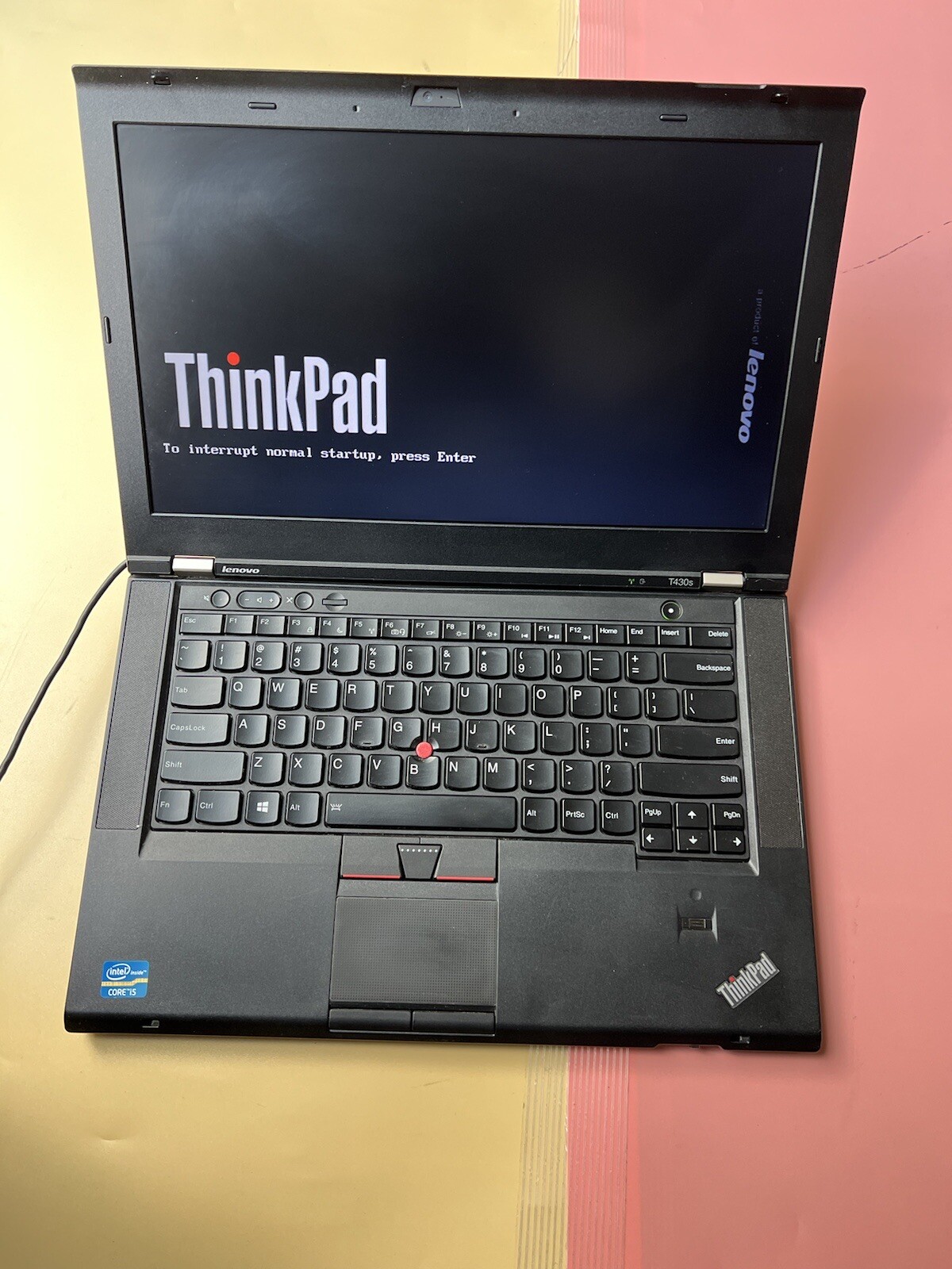 LENOVO THINKPAD T430s Core i5-3210M 2GB RAM 0GB HDD WEBCAM