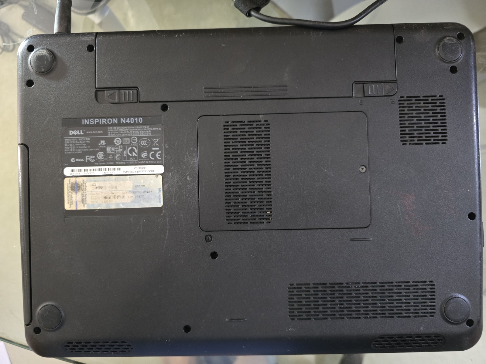Dell Inspiron N4010 Laptop Intel Core i3-M 370 @ 2.40GHz 500GB 2GB RAM WIN 7 Pro