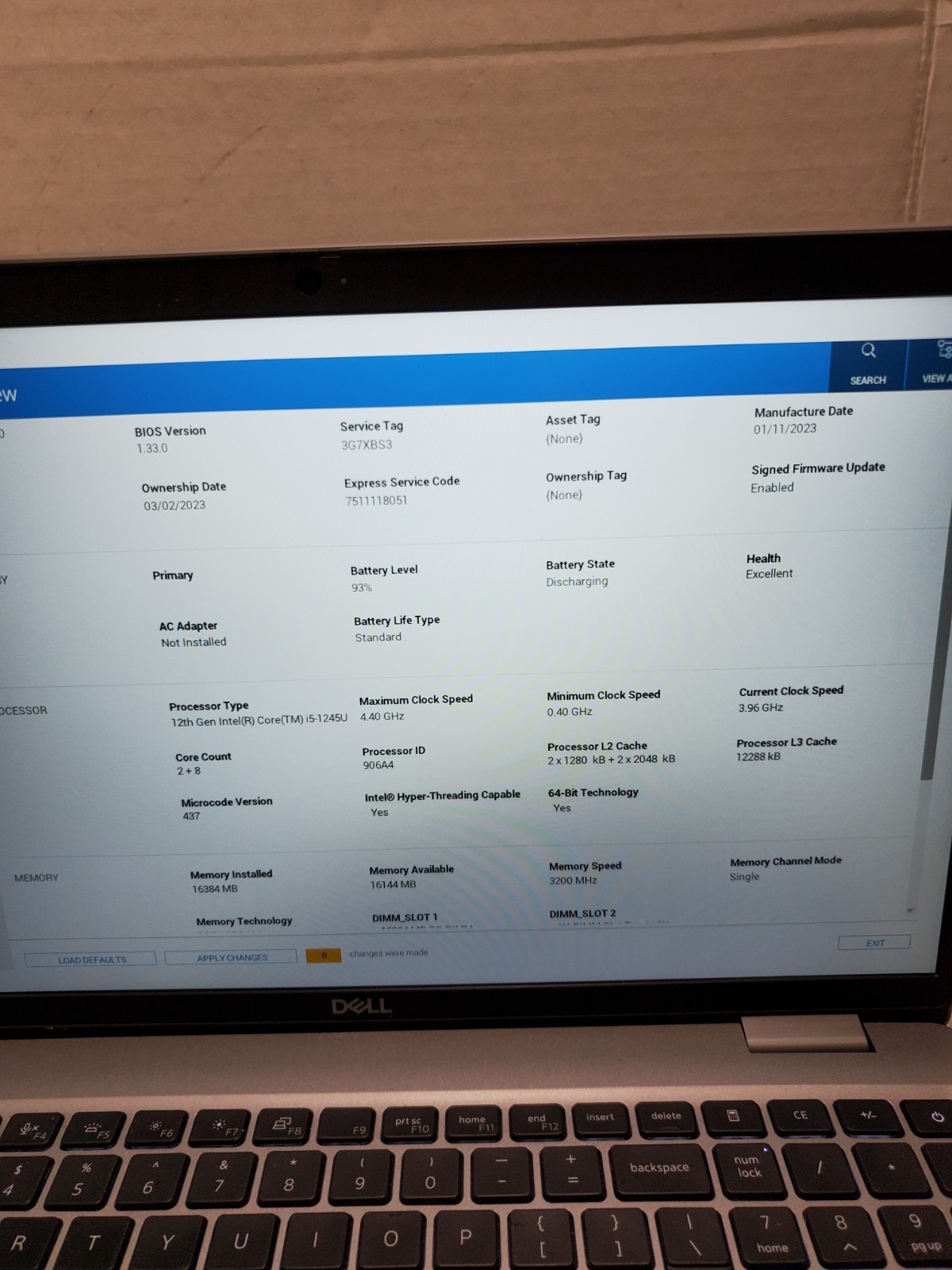 Dell Latitude 5530 15.6″ Laptop i5-1245U 1.6GHz, 16GB RAM 256GB SSD Win11 #69