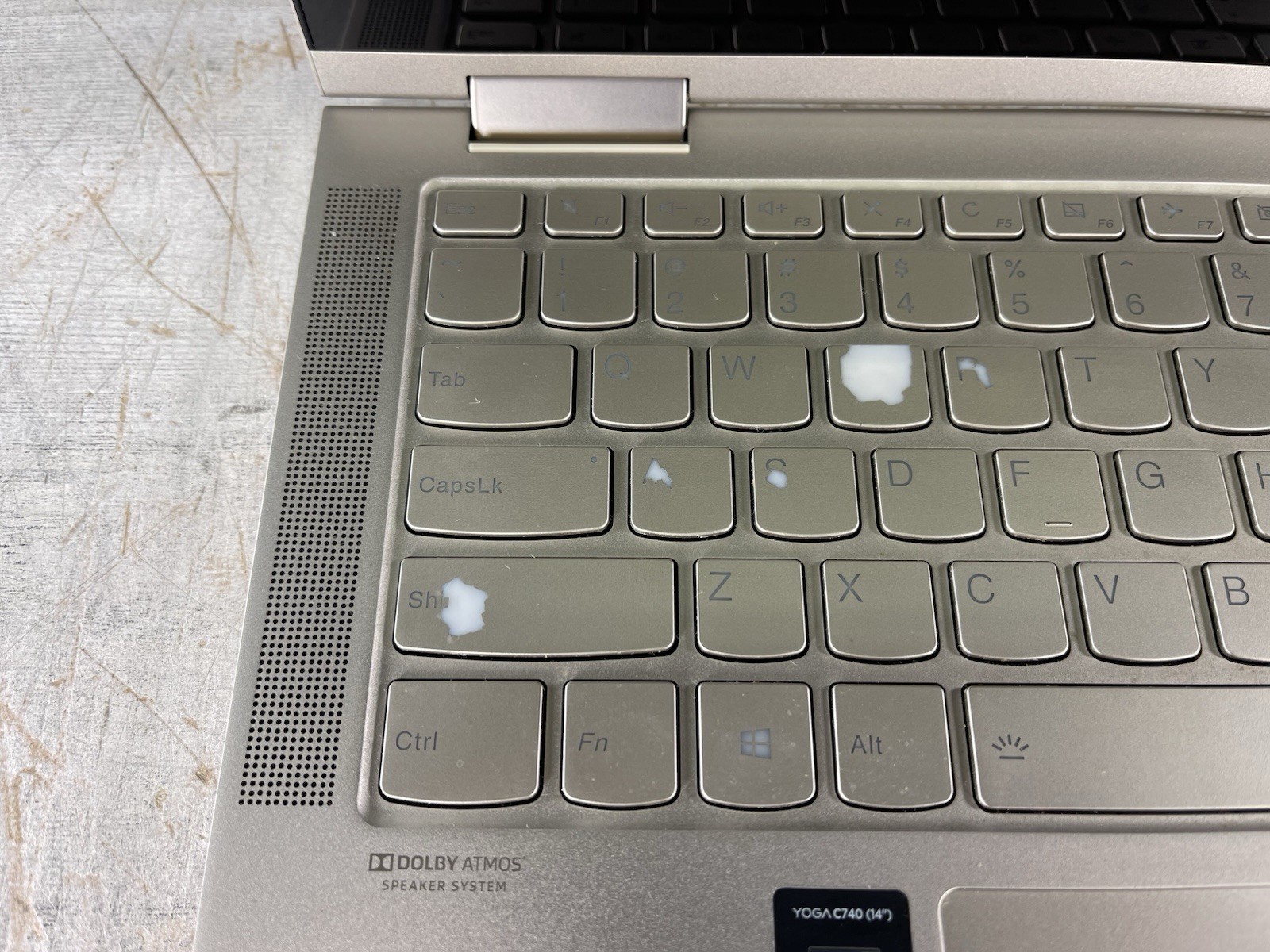 LENOVO YOGA C740-14IML i5-10210U @ 1.60GHz, 8GB RAM, NO HDD/OS – (FOR PARTS)