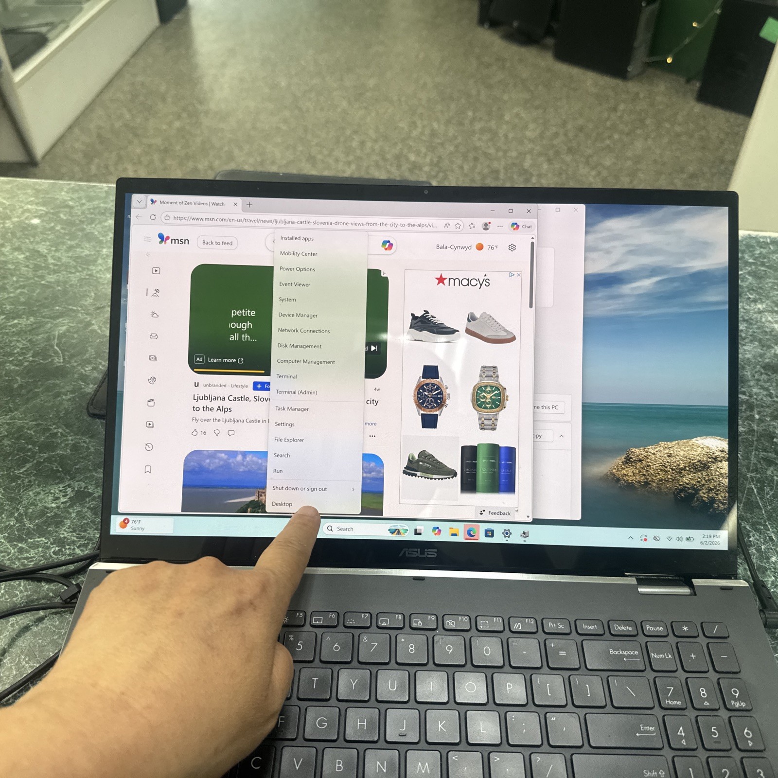 ASUS ZENBOOK FLIP 15 GeForce 1650 Ti I7-1165G7 | 1TB NVMe | AC Adapter Windows