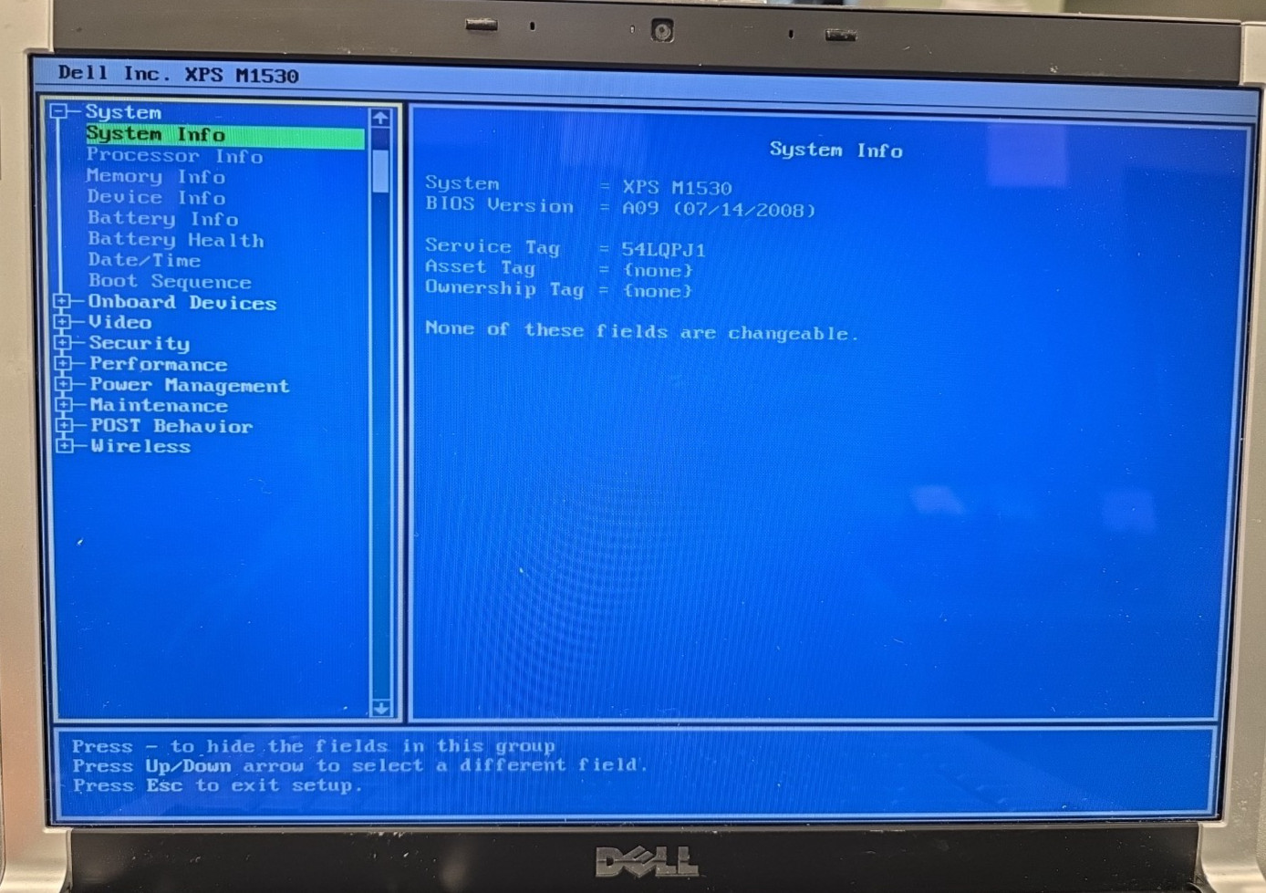 Retro Dell XPS M1530| Blue |2GB RAM|HDD:160 GB| Intel Core T9300 2.6GHz