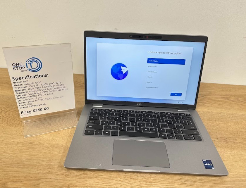 Dell Latitude 5430, Core i7 1265U, 16GB DDR4, Intel UHD Graphics, 512GB SSD 2022