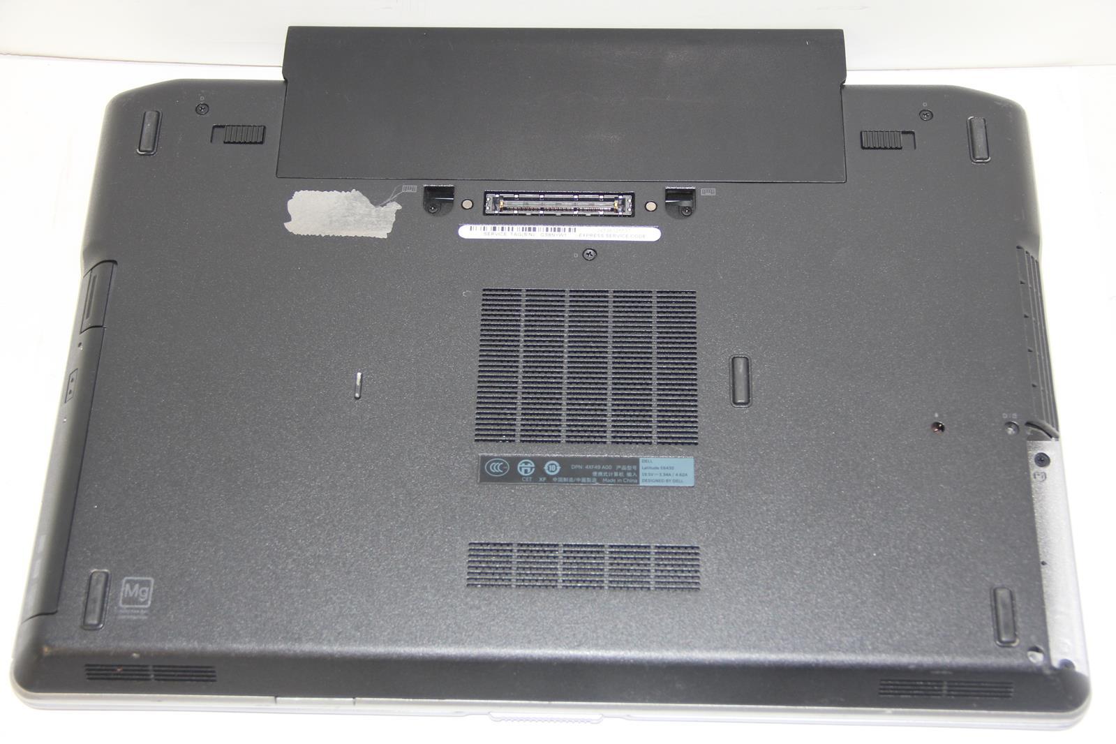 DELL LATITUDE E6430 Core i7 2.60GHz 8GB RAM DVD-RW No HDD 14″ Laptop