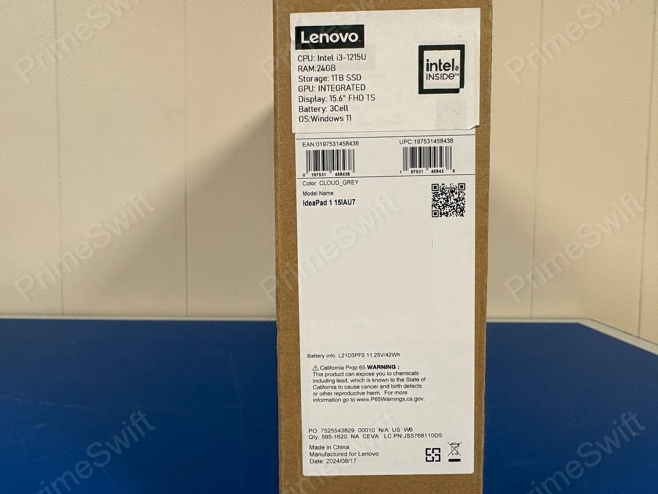 Lenovo IdeaPad 1 15IAU7 15.6″ FHD i3-1215U 24GB 1TB SSD Win 11 Pro – Sealed