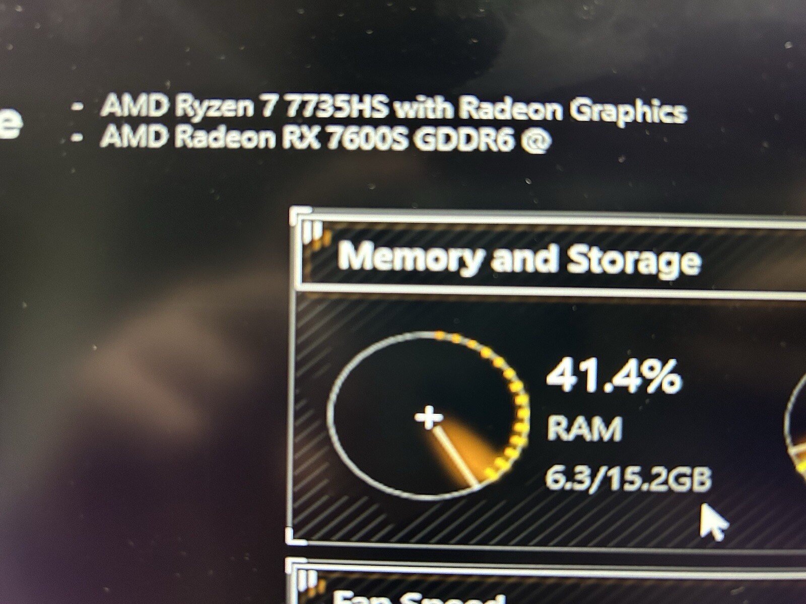 Asus tuf gaming Cpu ryzen 7 7000 series Gpu radeon rx 7600s GDDR6 FHD: 165 HZ