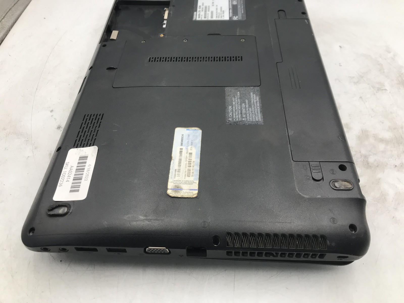 TOSHIBA SATELLITE L755 S5306 – FOR PARTS – INTEL I3 2330M – 4GB RAM – READ – BB!