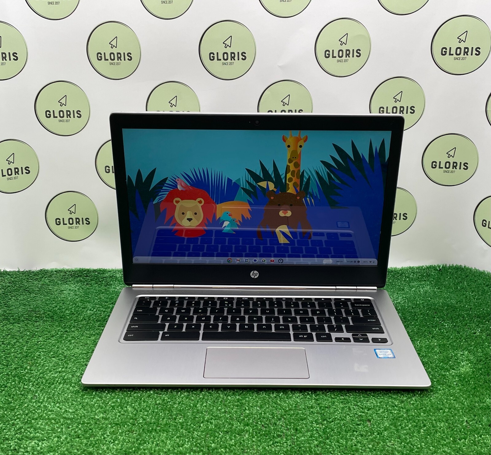Used HP Chromebook 13 G1 Laptop Intel m7-6Y75 1.20GHz / 16GB RAM / 32GB SSD NT