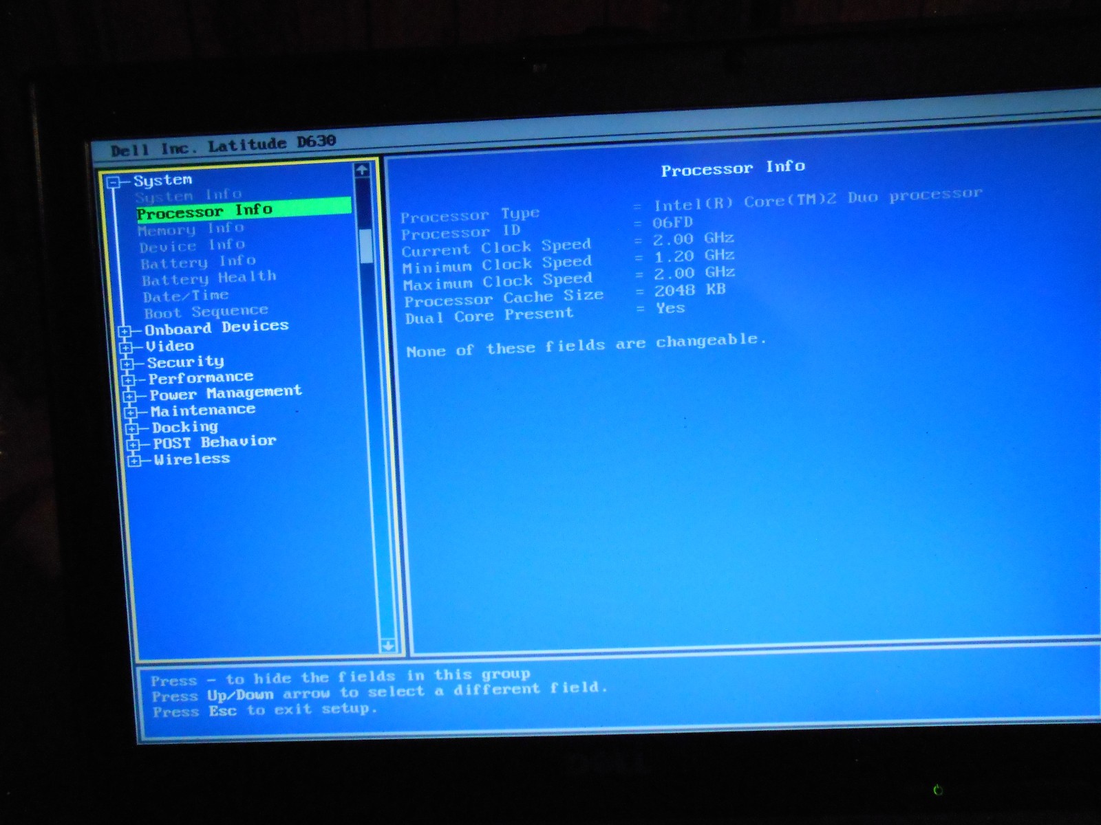 Dell Latitude D630 Windows XP Professional SP3 laptop