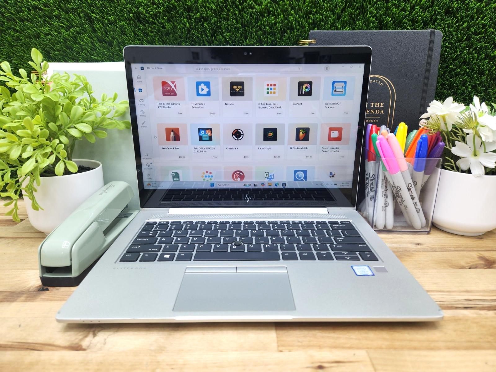 HP EliteBook 830 G5 13″ FHD Touchscreen i7-8550U 1.80GHz 16GB 256GB SSD Win 11 ~