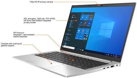 Fast HP EliteBook 840 G8 Laptops Sleek Thin & Light Design SSD Webcam i5 1th Gen