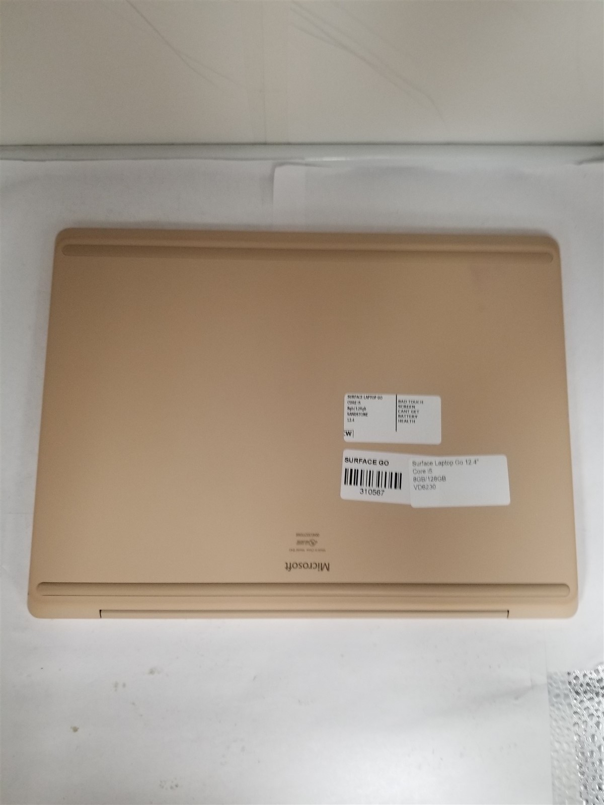 Microsoft Surface Laptop Go Core i5 12.4″ 8GB/128GB Gold See Details VD6230