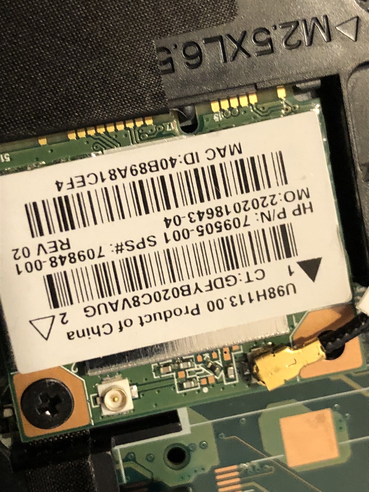 HP 15-f211WM Black laptop PARTS ONLY NO HDD As is