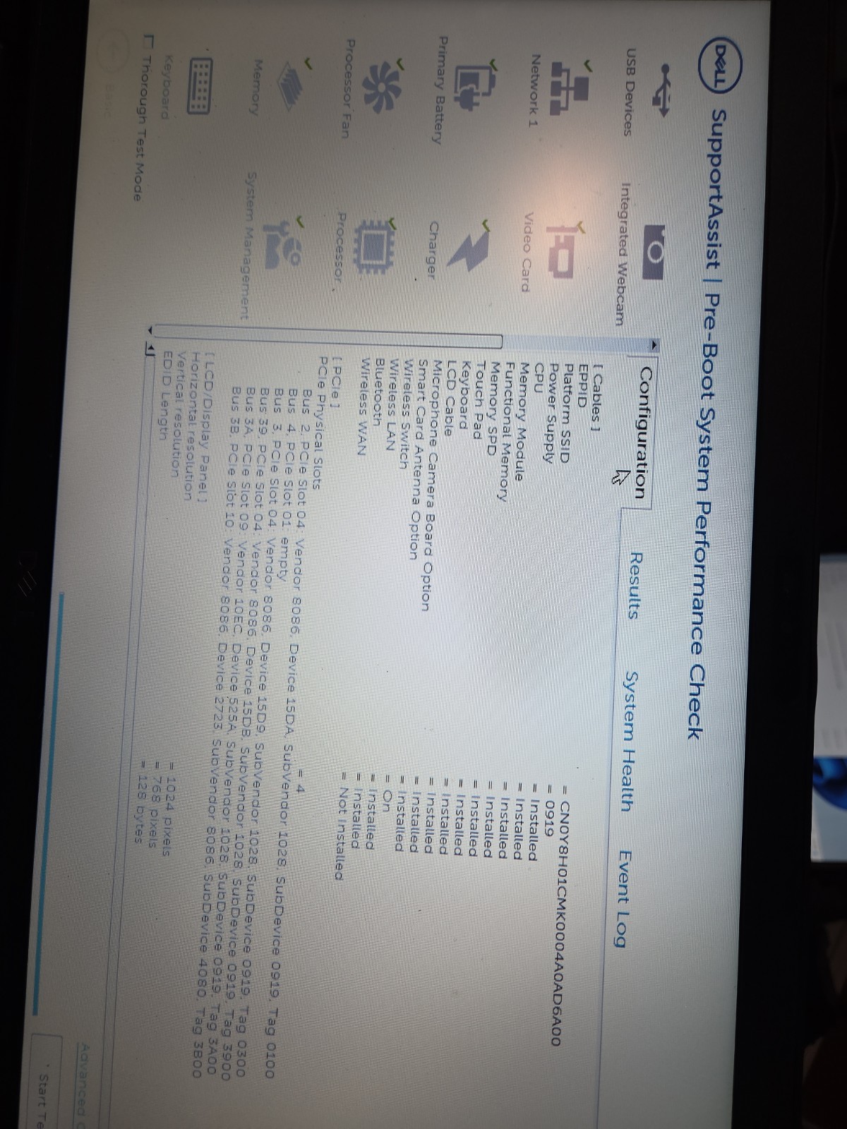 Dell Latitude 5501 15.6″ FullHD i7-9850h 8GB, No Hd. Lot X2