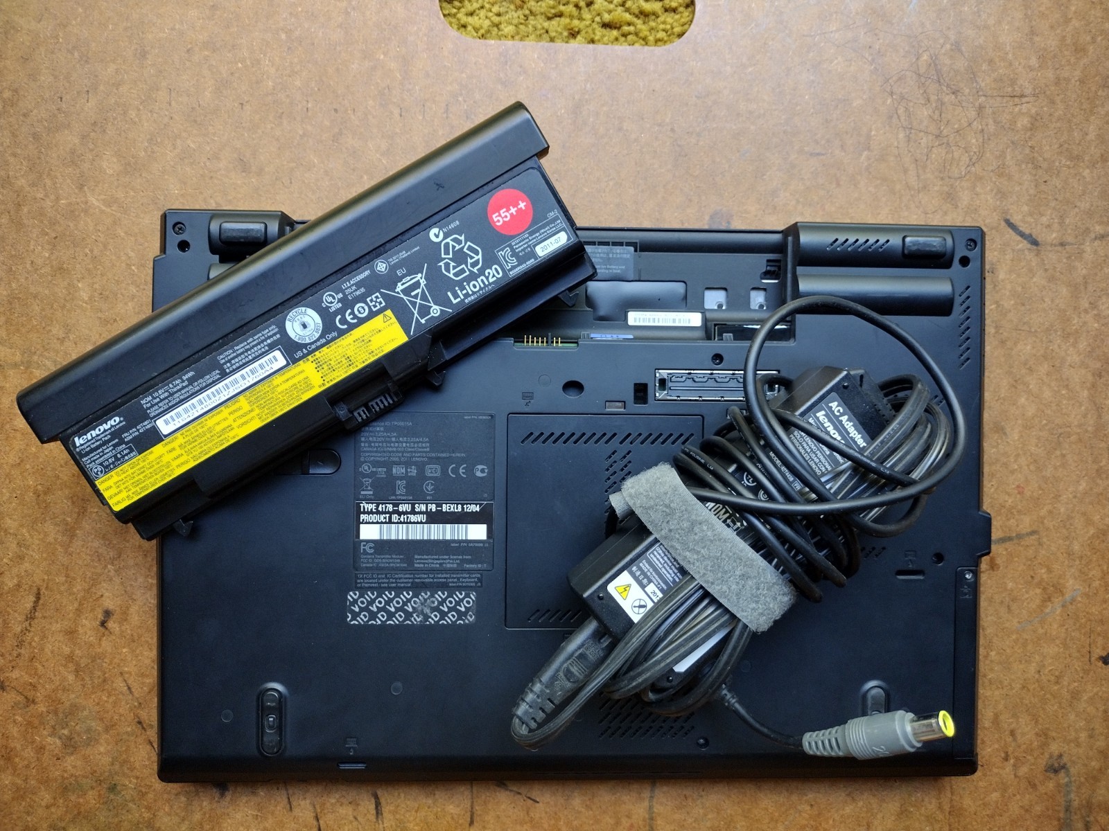 ThinkPad T420 i7-3632QM 500GB SSD 16GB RAM AC Wifi Libreboot Trisquel HDD-CD-BAY