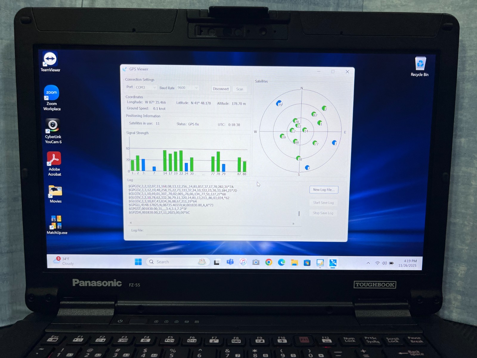 FZ-55C262CVM i5-8365U, 16GB,512GB SSD, Mem,VGA,HDMI, GPS, Touchscreen,Win11 25H2