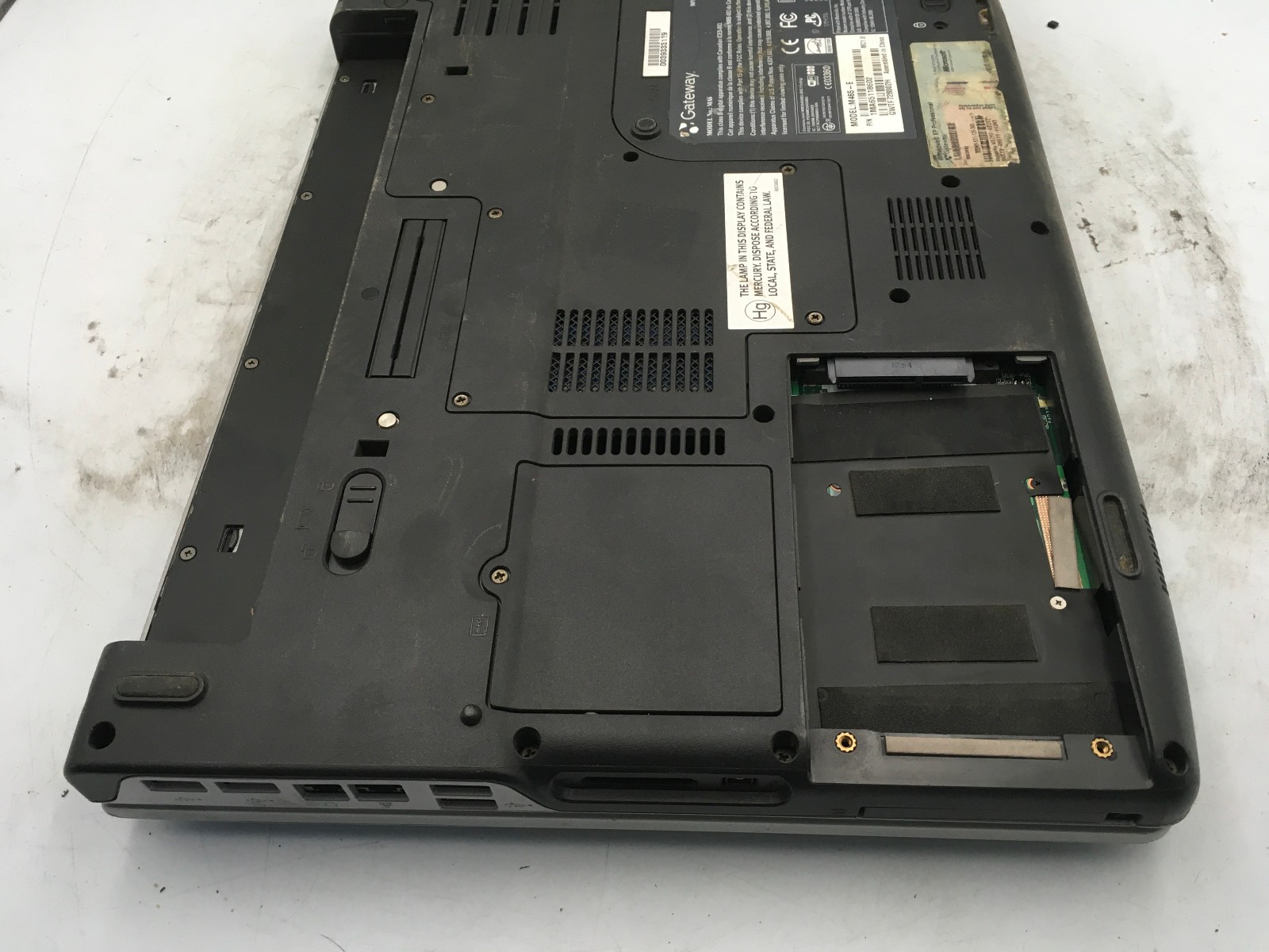 GATEWAY MA6 M465 E – BOOTS TO BIOS – INTEL 2 DUO T5500 – 2GB RAM – READ DESC -BB