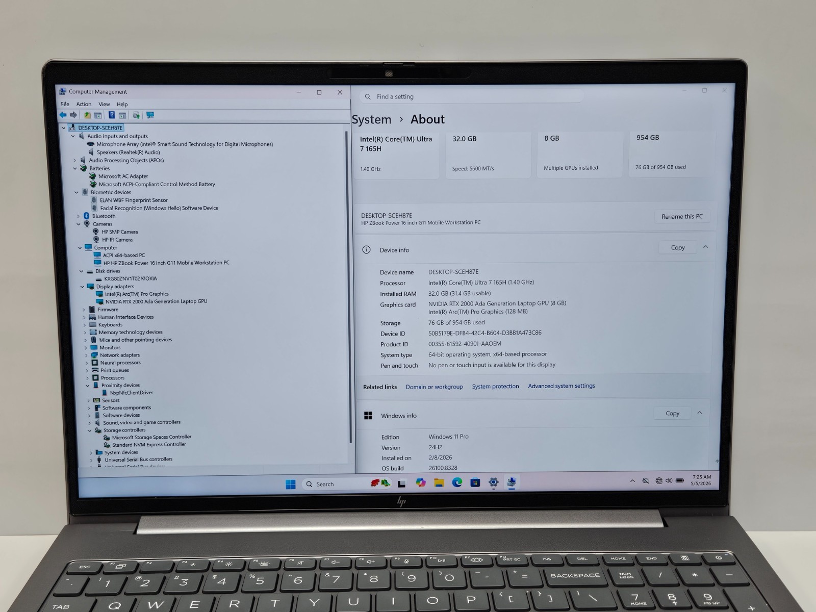 HP ZBook Power G11 16″ Mobile Workstation Ultra 7 165H 32GB – 1TB SSD Watrranty