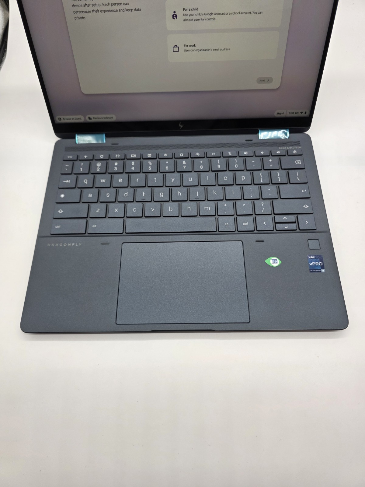 HP Elite Dragonfly Chromebook 13.5″ QHD Touch i5-1245U 16GB 256GB WIFI CHROMEOS