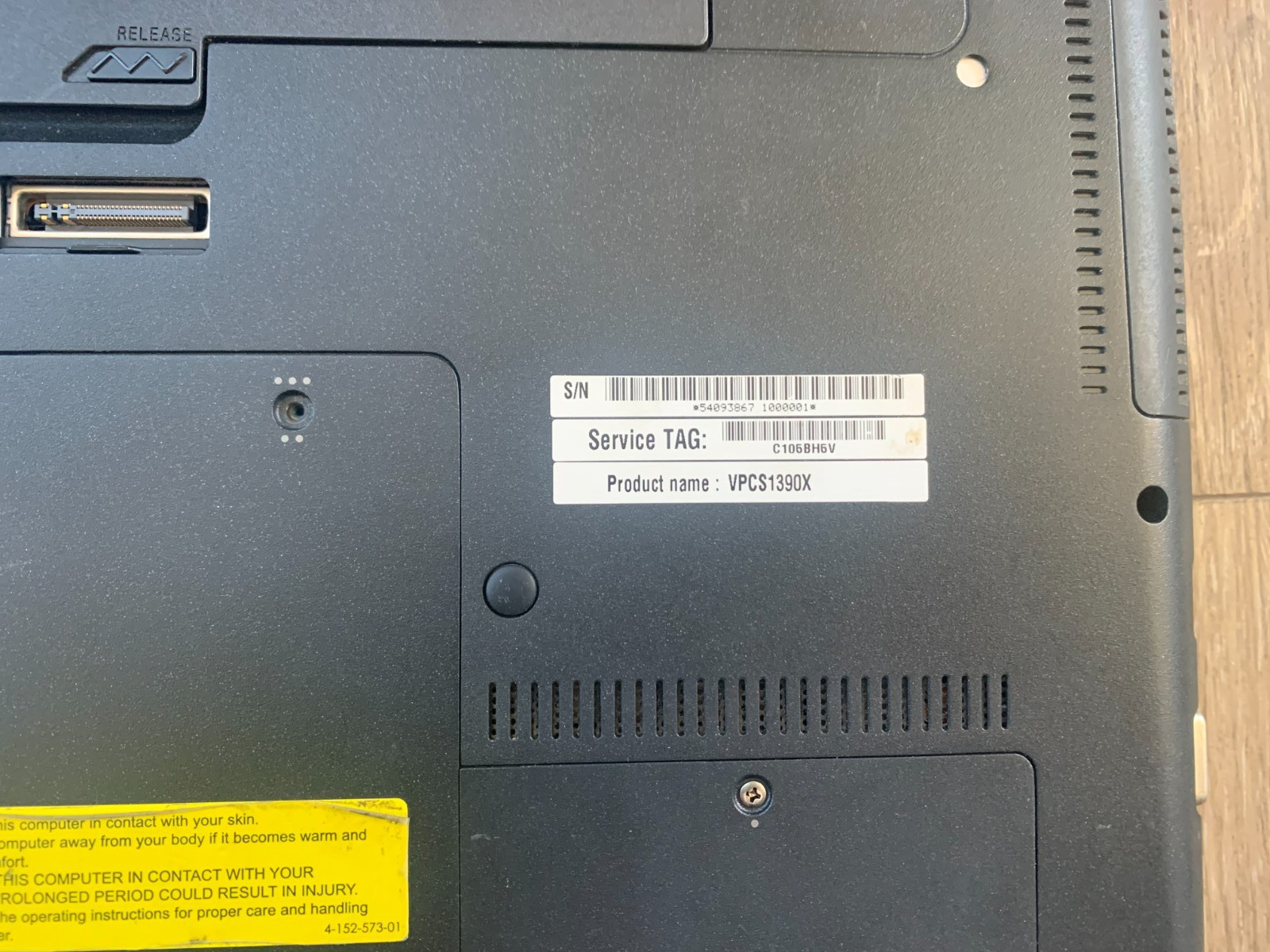 Sony PCG-51111L VPCS1 13.3″ Intel Core i5 M 480 2.67GHz 4GB Ram 500GB HDD Win 10