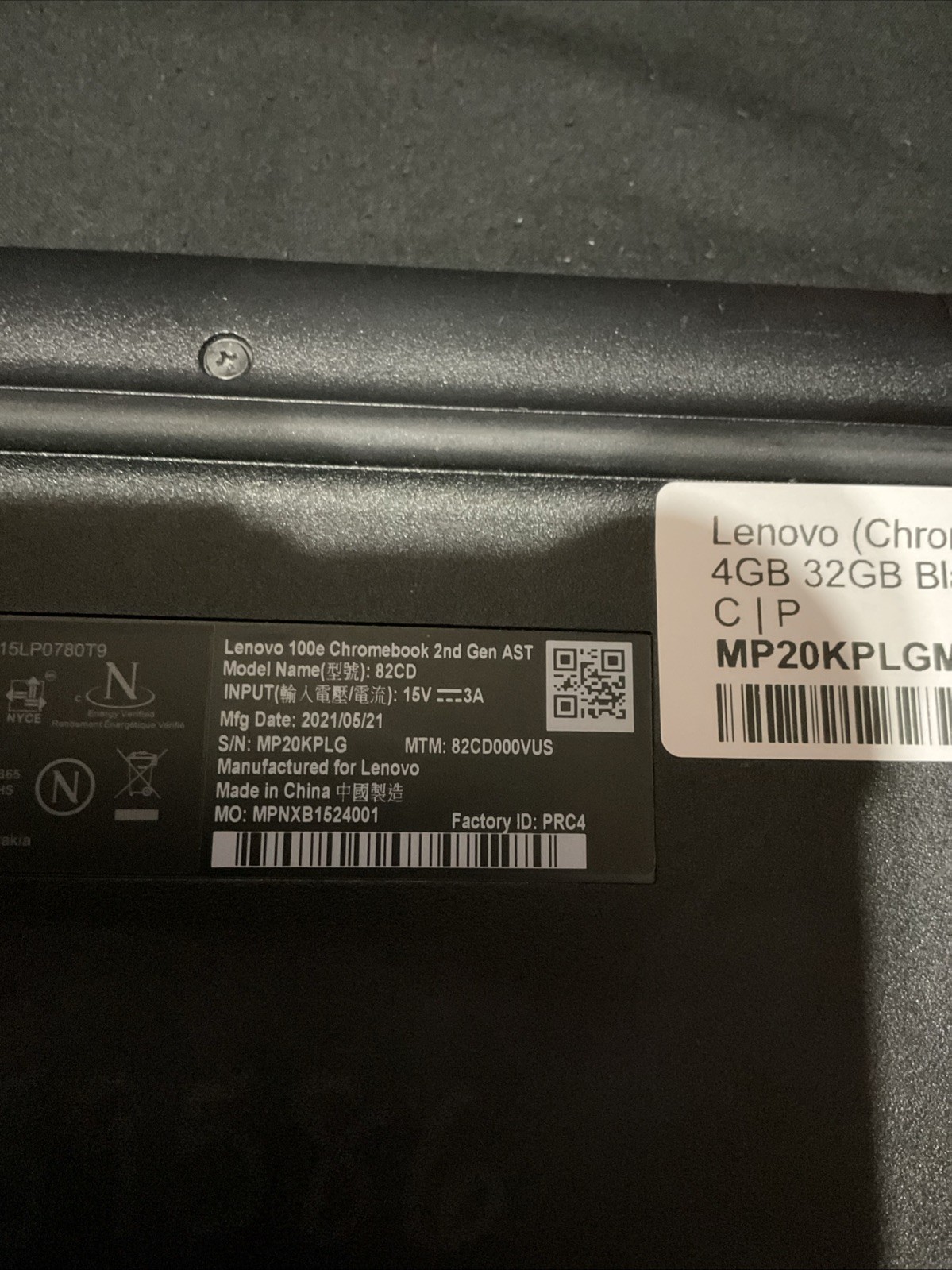 Lenovo Chromebook 100E G2 11.6” (32GB eMMC MediaTek MT8173C 2.1GHz 4GB RAM)…