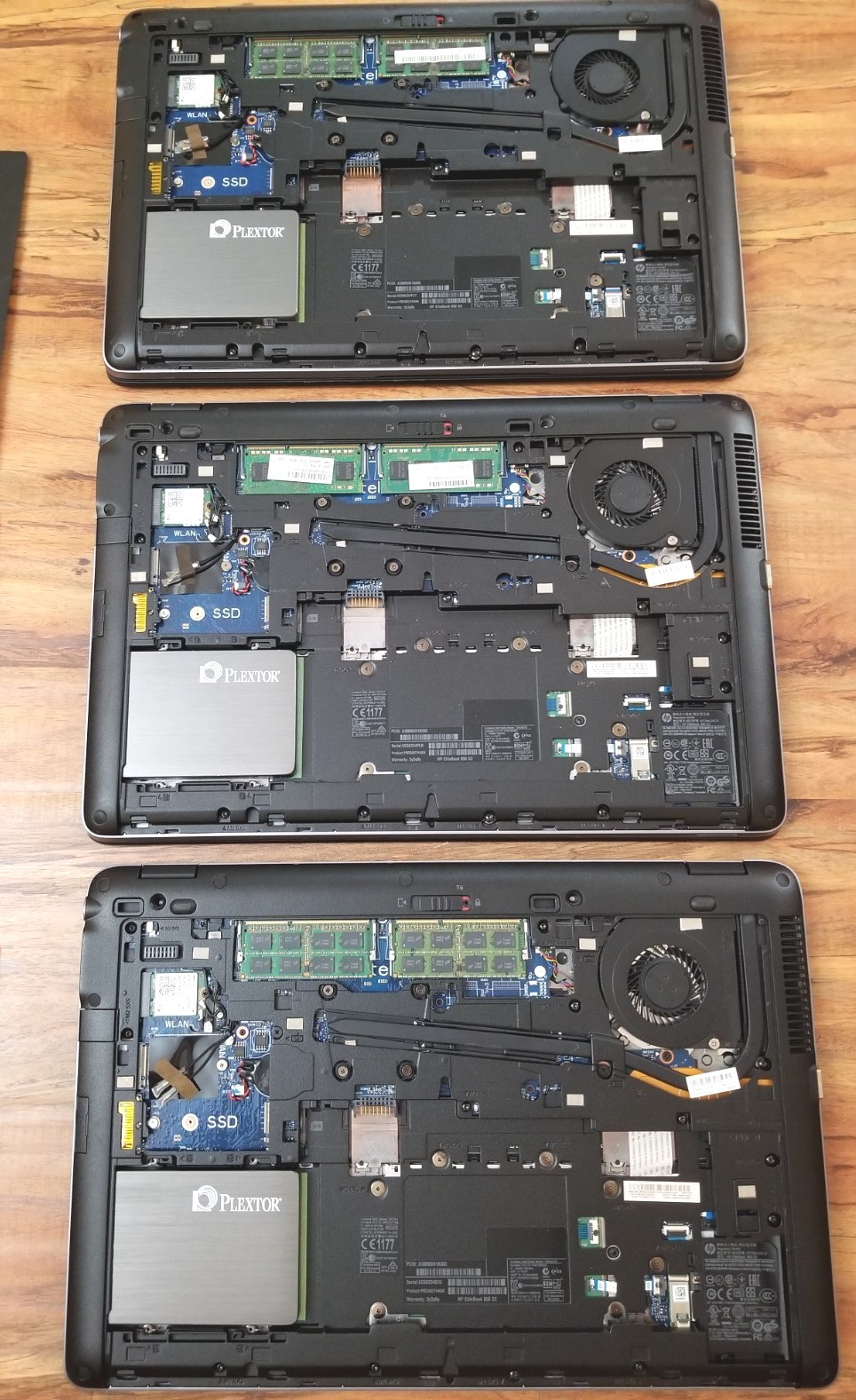 Lot 3 HP EliteBook 850 G2 i7-5600U 8GB RAM 128GB SSD 15.6″ NO AC|OS|Batt *READ*