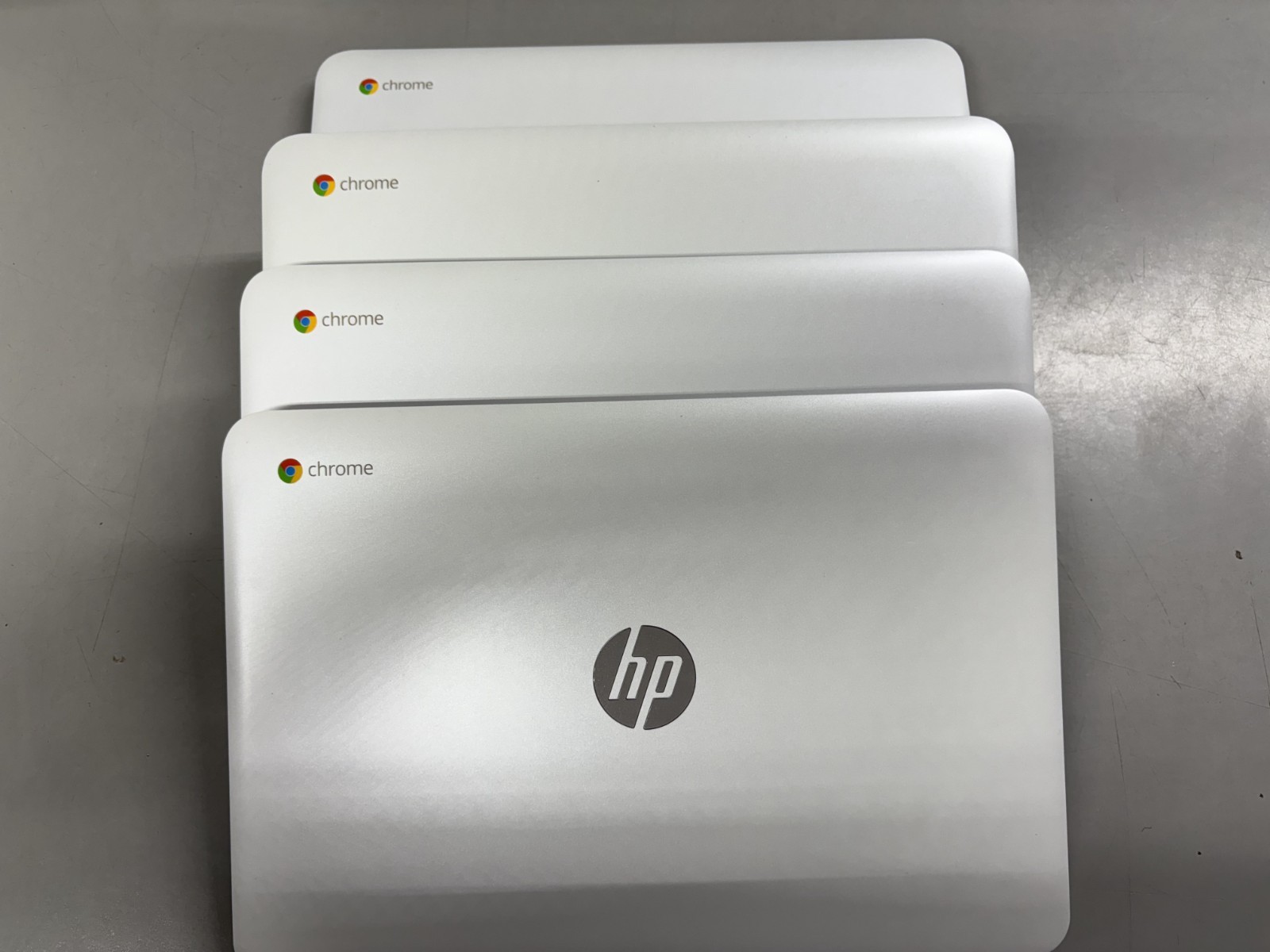 Set of 4 HP Chromebook 14 – 14″ Laptop Intel Celeron CPU 4GB RAM 16GB – TPN-Q167