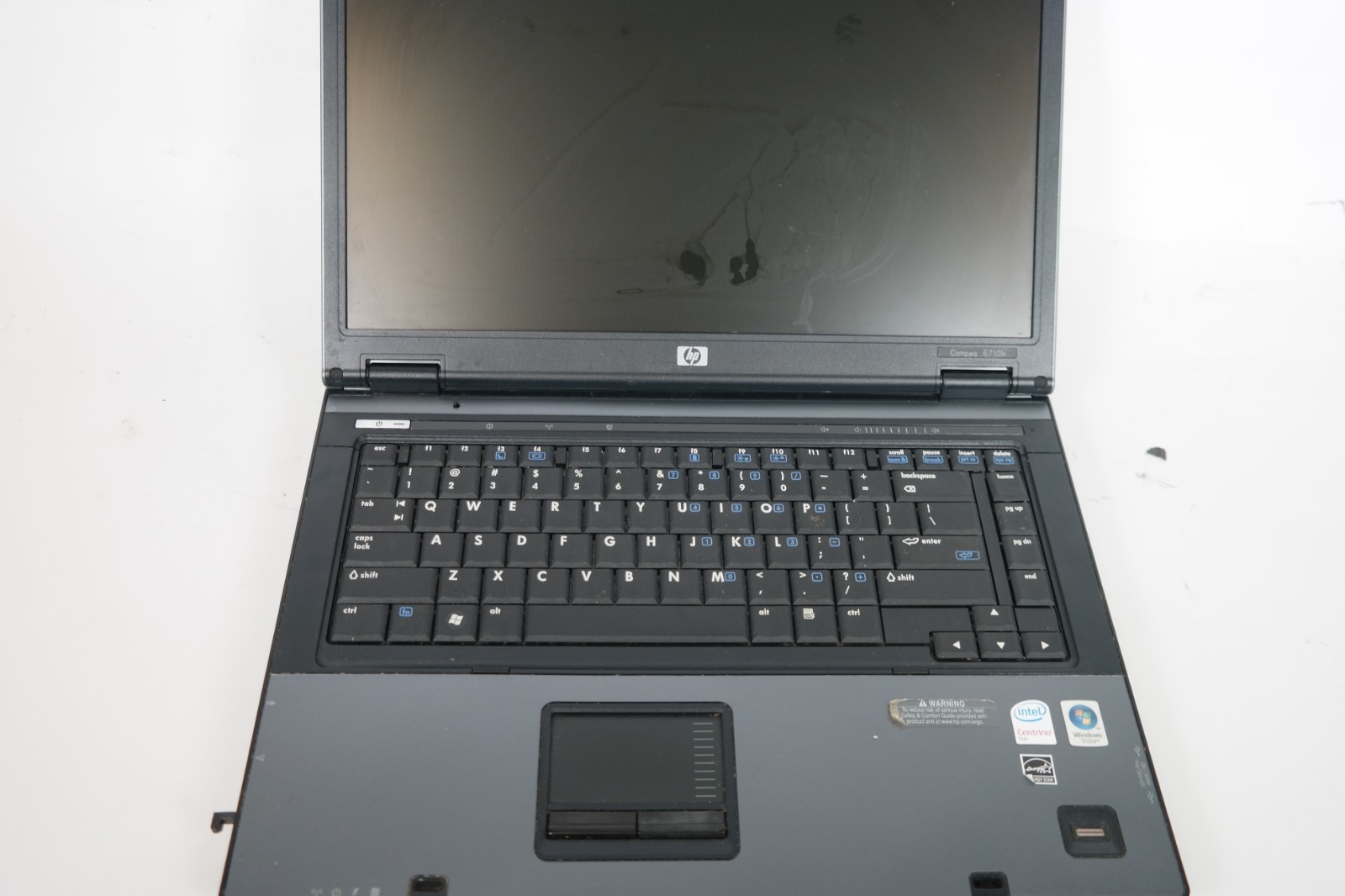 HP Compaq 6510b/Centrino Duo T7100/2GB RAM/No Storage/Bad Battery/Parts