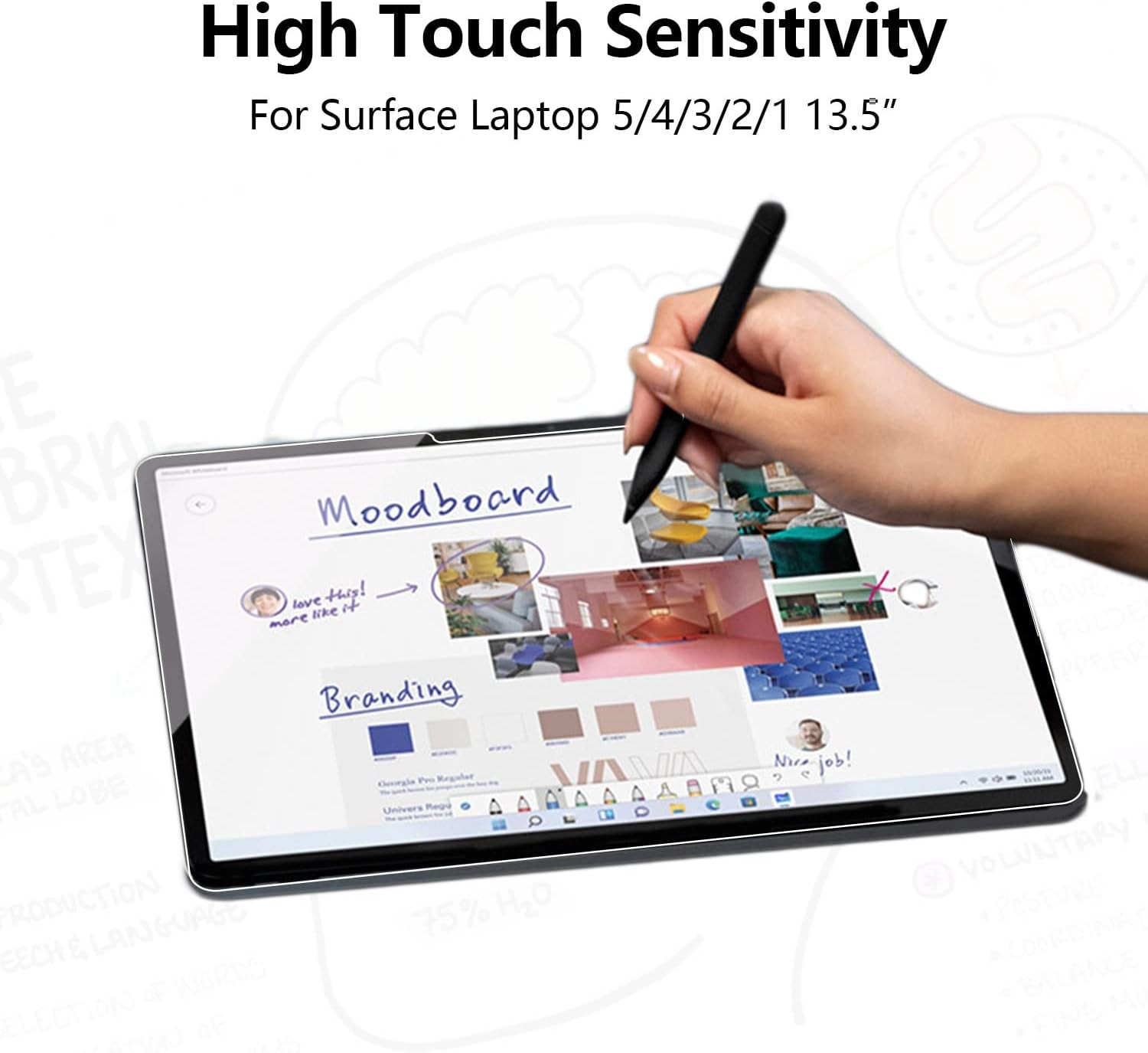 Laptop 5 13.5 Inch Screen Protector, Compatible with Microsoft Surface Laptop 4/