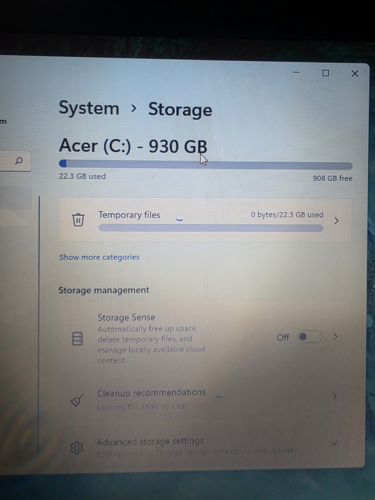Acer Aspire A315-51 15.6″ FHD i3-8130U 4GB RAM 1TB HDD Windows 11 Black