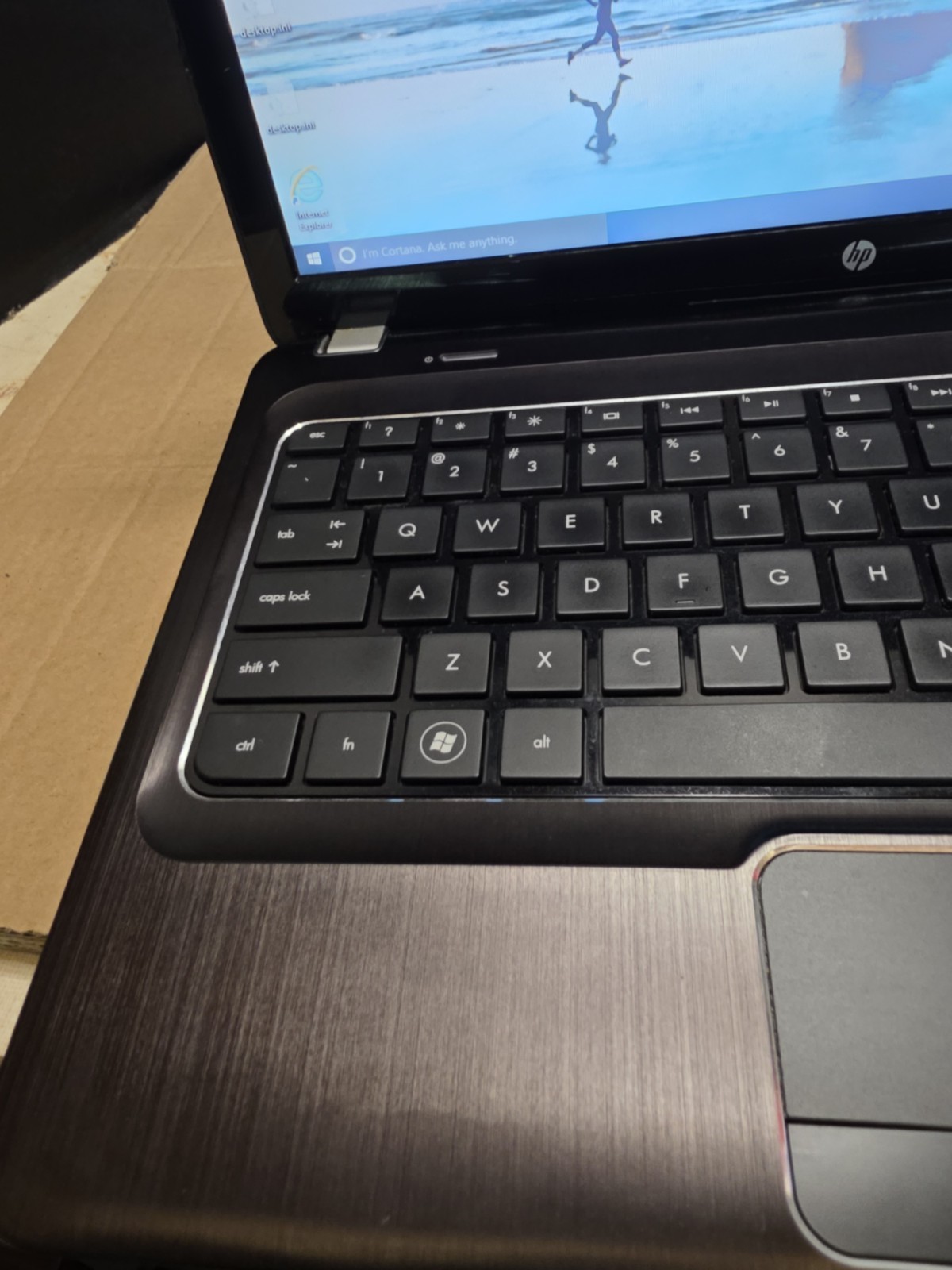 HP Pavillion DM4 Windows 10 Intel Core i3 4GB RAM 74GB HD No Battery/Cord No WIF