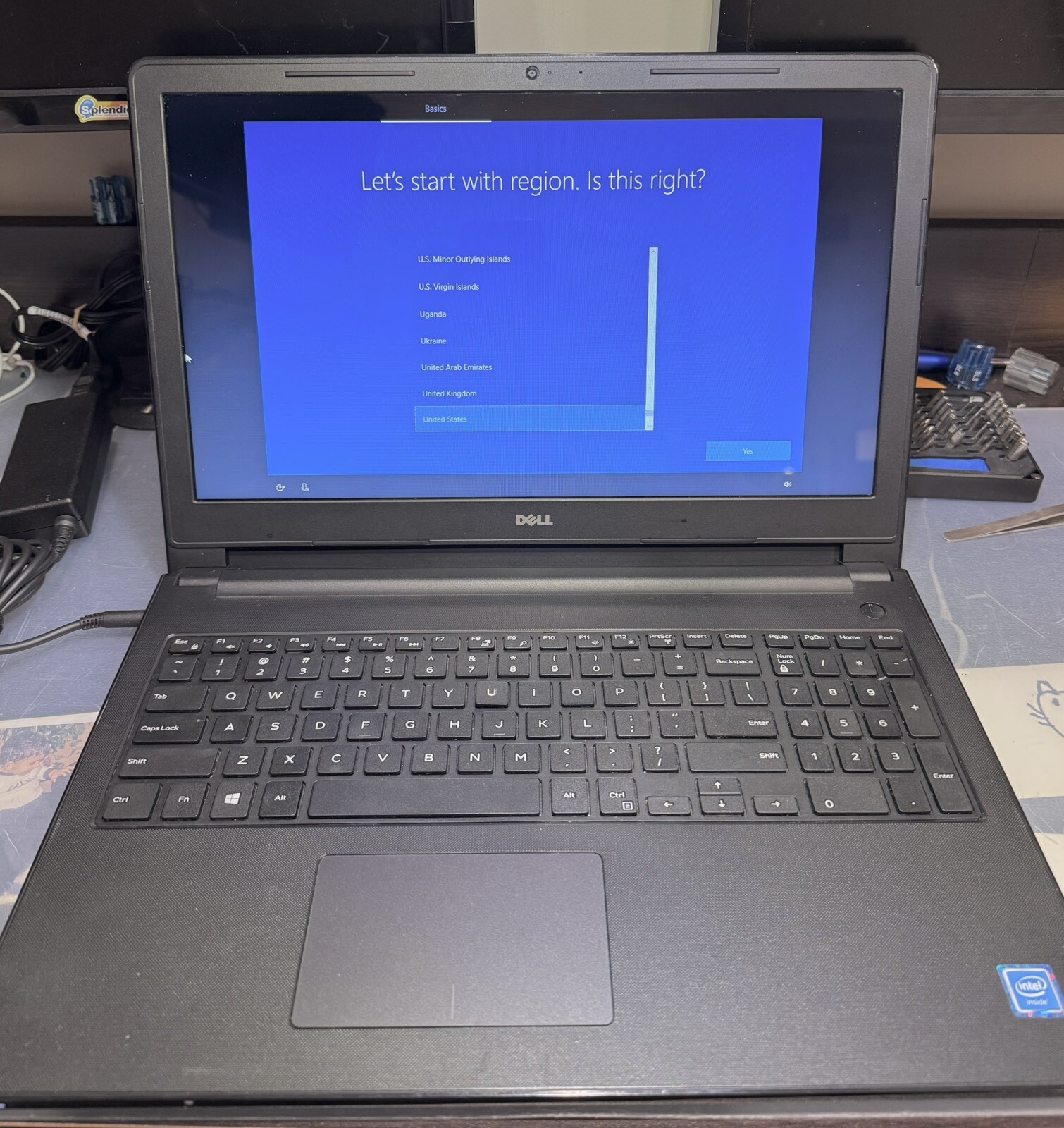Dell Inspiron 15-3552 (Celeron N3050 1.6GHz 4Gb DDR3 and 480Gb SSD)
