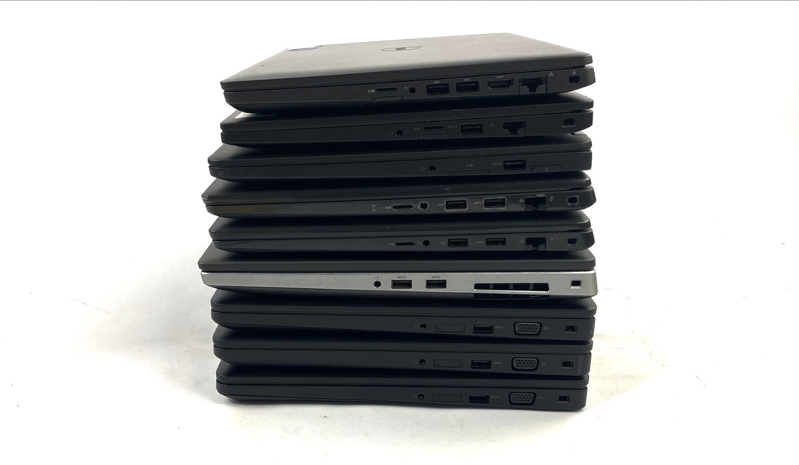 Lot Of Mixed 9 Dell Latitude 5580,5590,5400, E7470,7490,3520,7540 Grade-B.