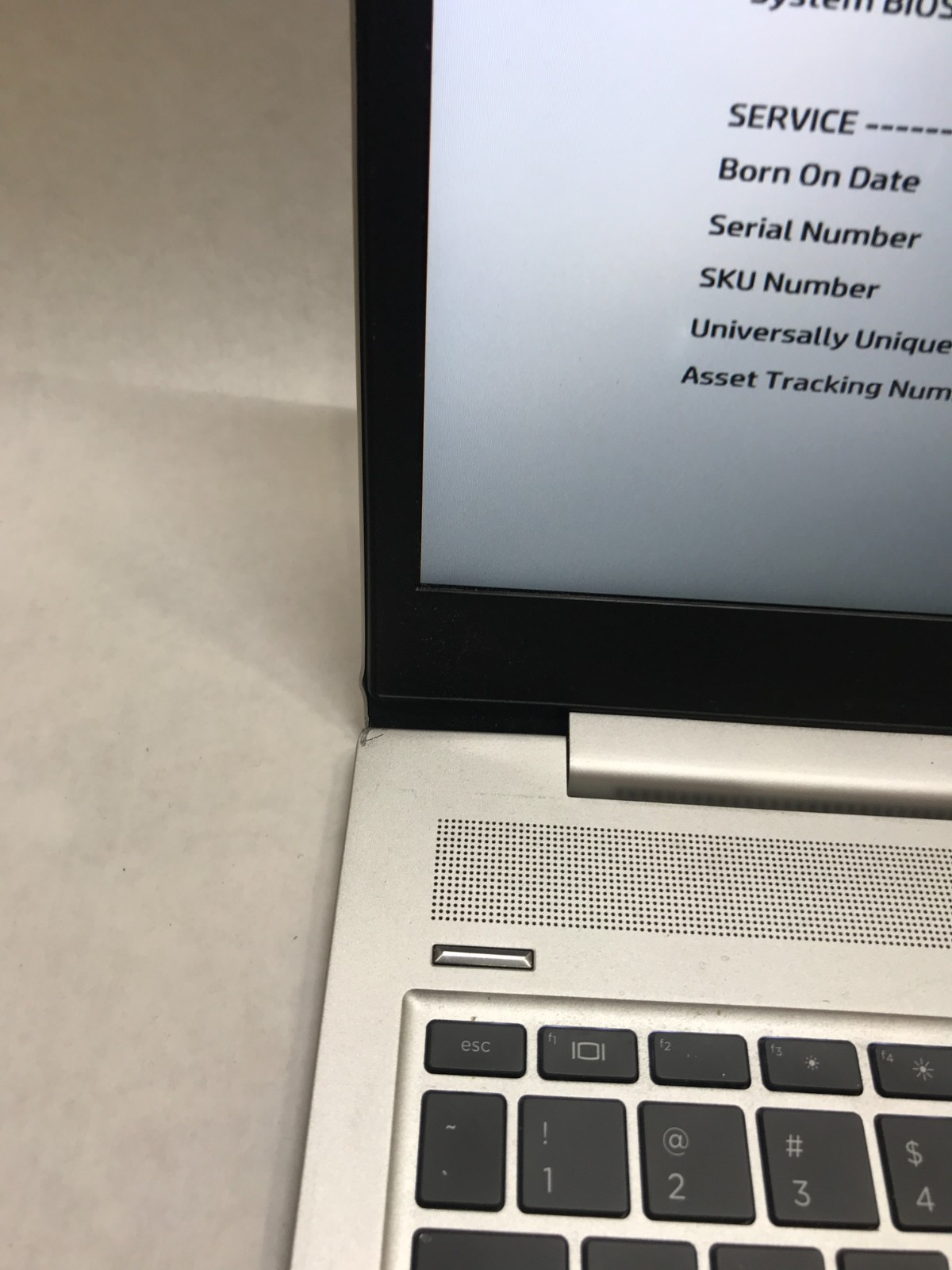 HP EliteBook 450 G6 15″ Intel i5 NO RAM NO SSD/OS Boots To BIOS READ DESC – DW